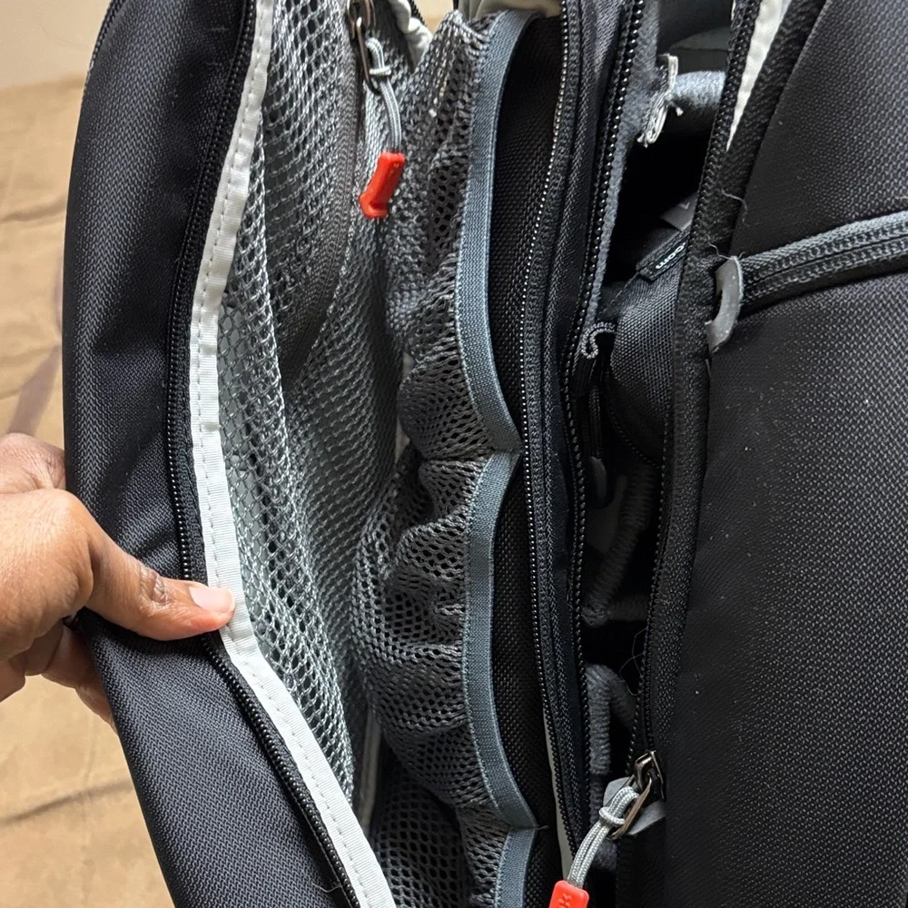 Clik Elite Black Camera Backpack with Red Accents